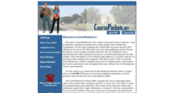 Desktop Screenshot of coursepackets.net